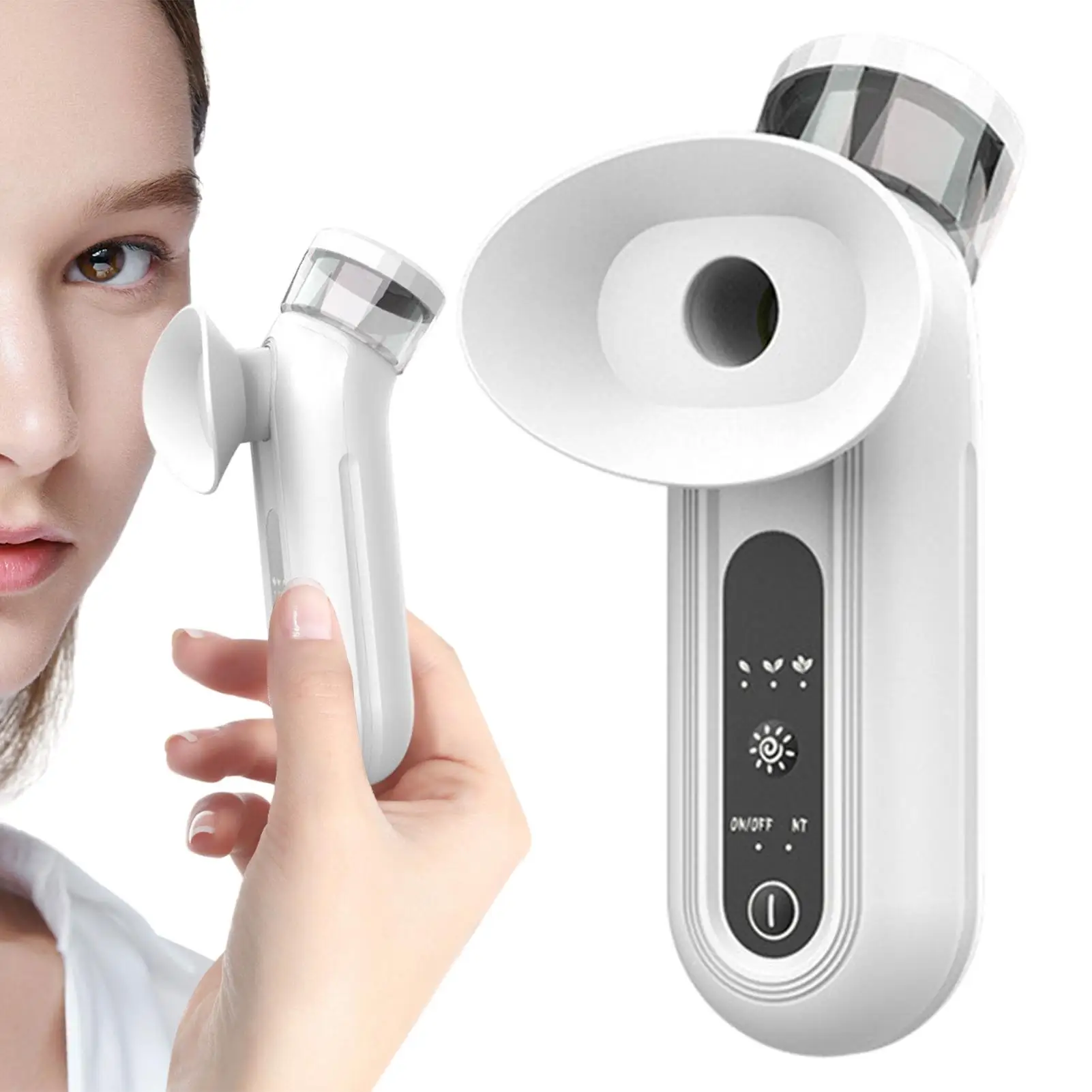Electric Eye Massager with Nano Steam Moisturizing Spray Eye Massage Device for Dry Eye Eyes Massage Humidifier for Eye Care