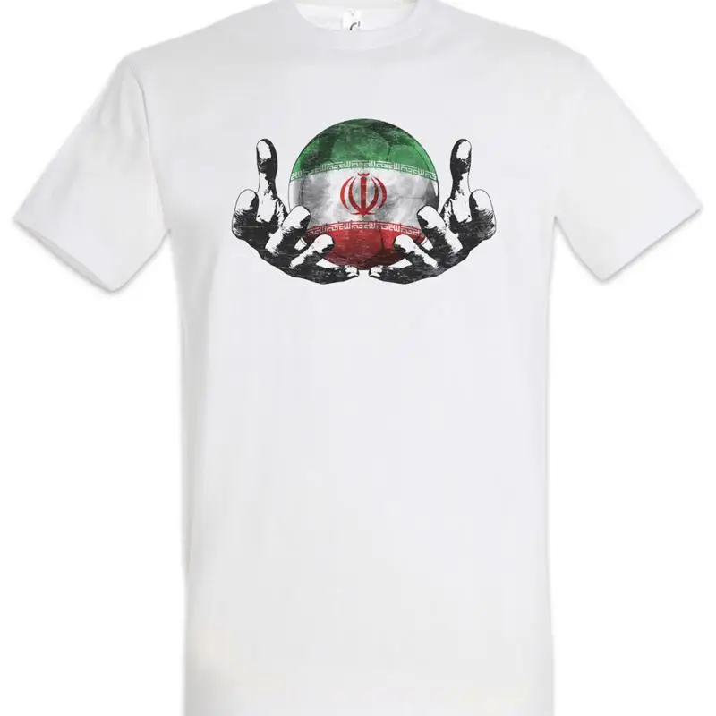 Iran Football Magic Ball Men's T-Shirt Persia Iranian Iranian Flag Iranian-