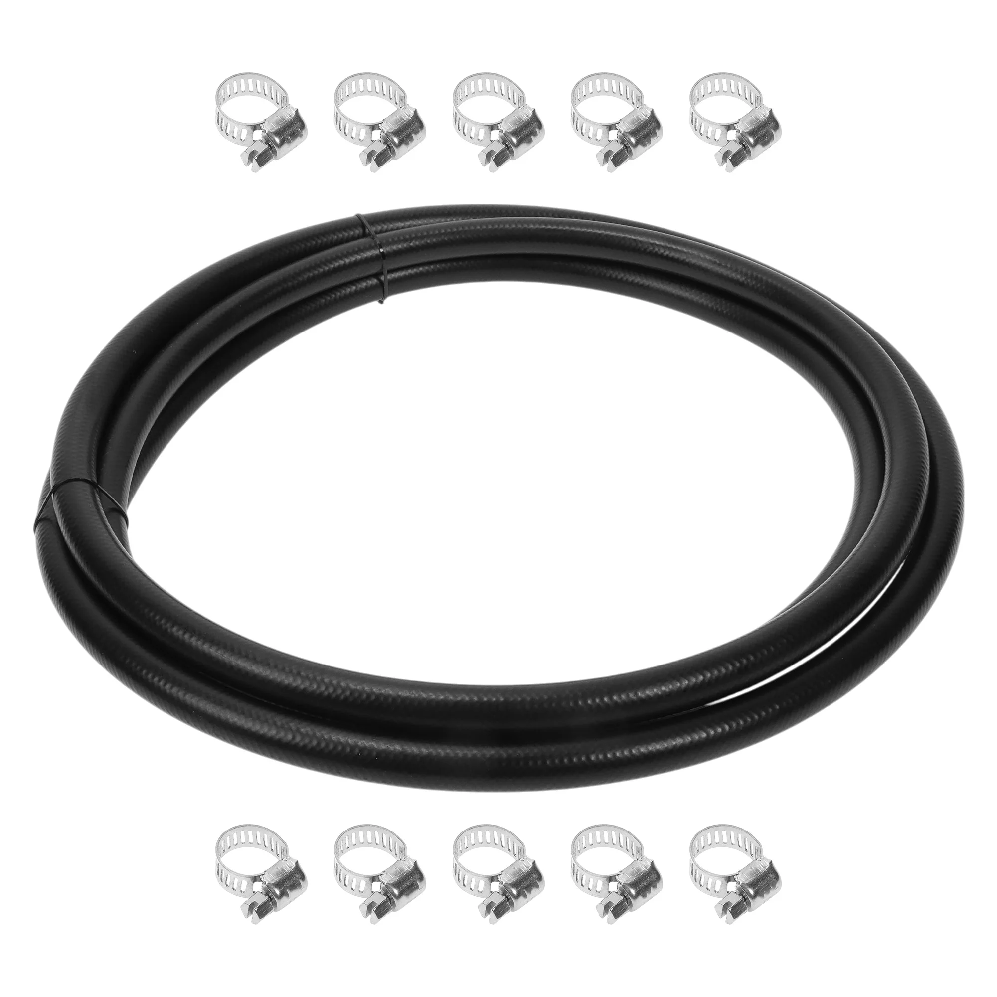 

Комплект топливопровода UXCELL, 12 футов, 1/2 дюйма, ID, 7/9 дюйма, диаметр NBR, 1 комплект с 10 зажимами, автомобильная резина NBR