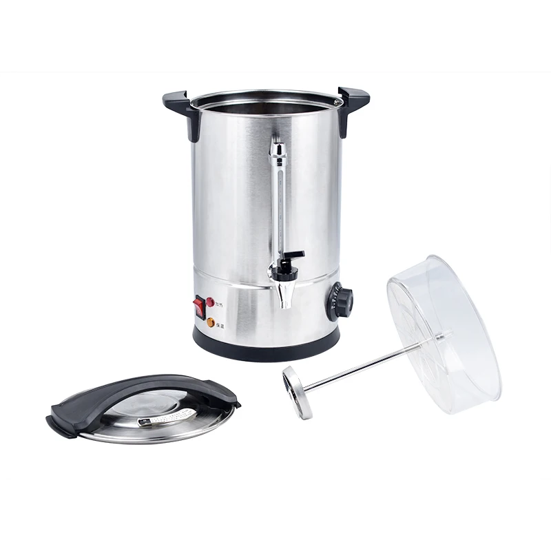 

Electric 8L Catering Hot Water Boiler tea maker Coffee Tea Urn Stainless Steel with filter