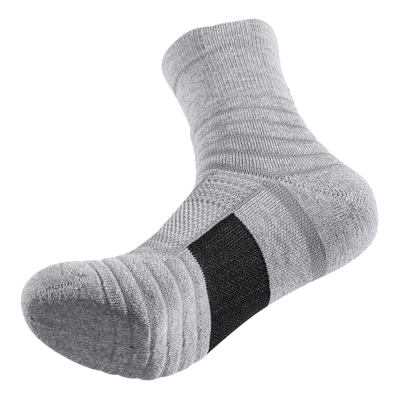 3 paia/lotto calze da uomo calze a compressione calze da ciclismo sportive da basket traspiranti traspiranti tubo elastico alto Sox