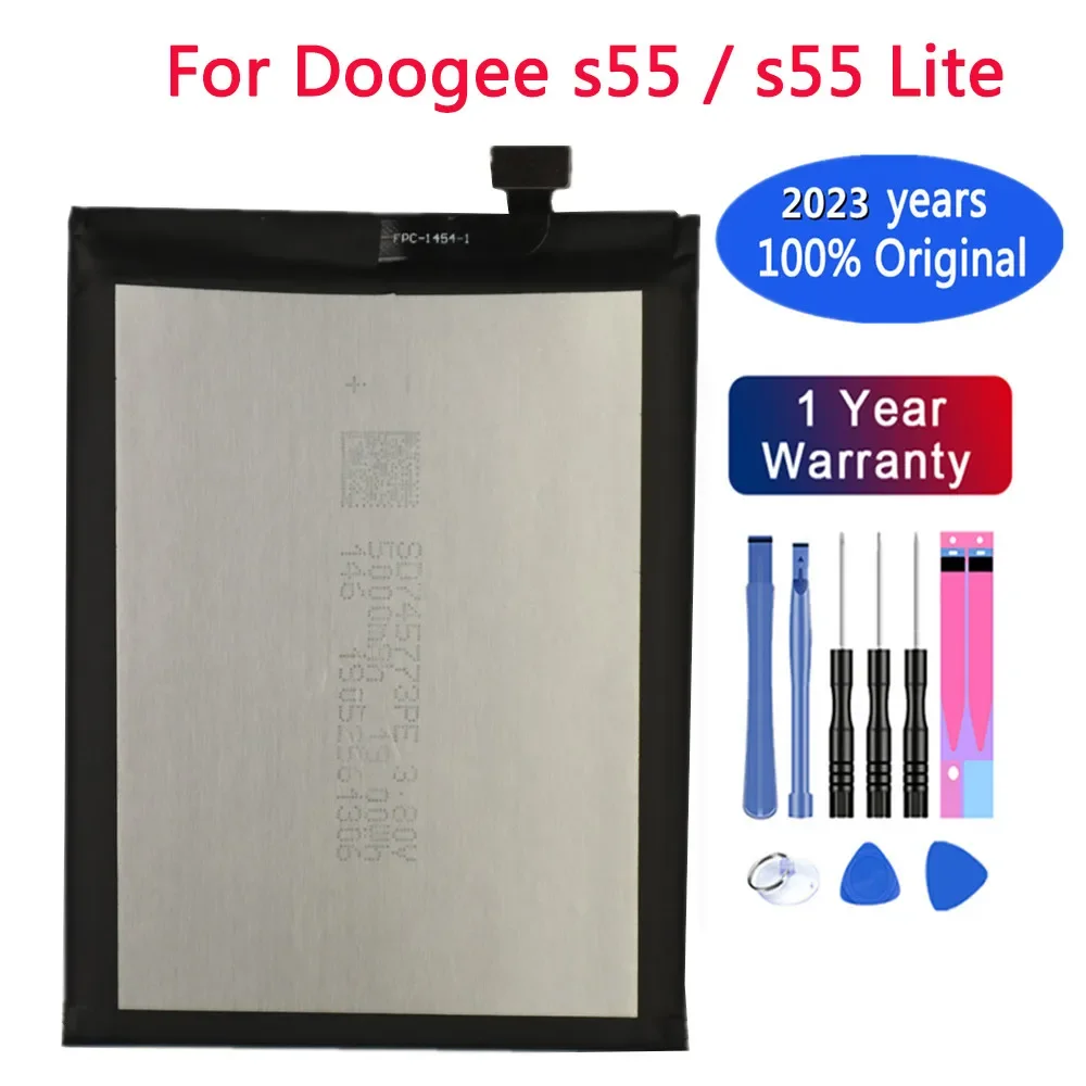 

2023 Years 5500mAh S55 Original Battery For Doogee s55 / s55 lite s55lite High Quality Mobile Phone Batterie Bateria Batterij