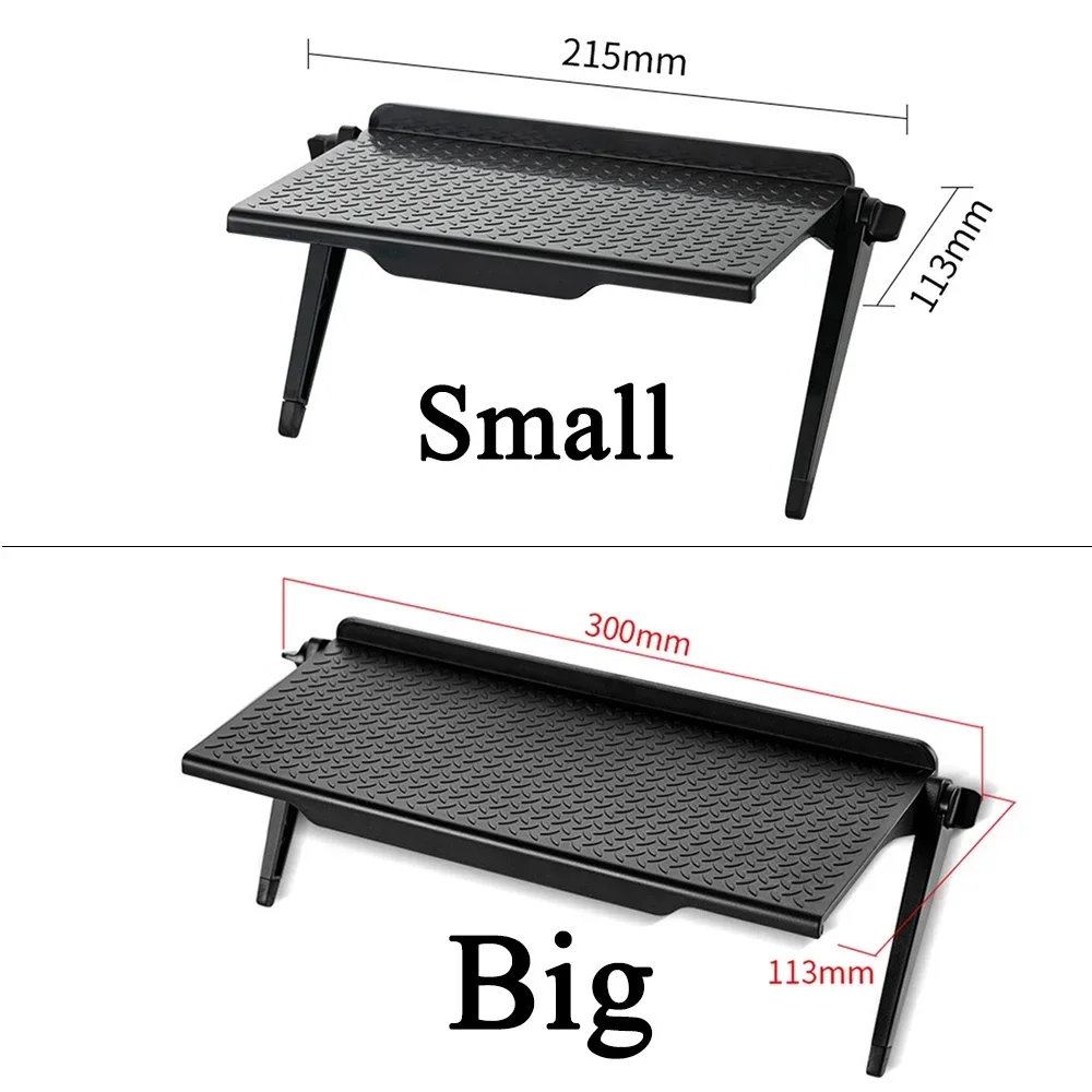 Multi-functional Storage Rack Adjustable TV Screen Top Shelf Computer LCD Display Rack Office Storage Bracket Home Organizer
