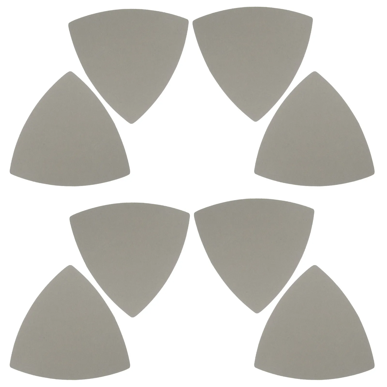 8Pcs Triangular Flocking Water Sandpaper 90Mm 3000 Grit Wet Dry Sanding Sheets High Grit Polishing Pads for Woodworking