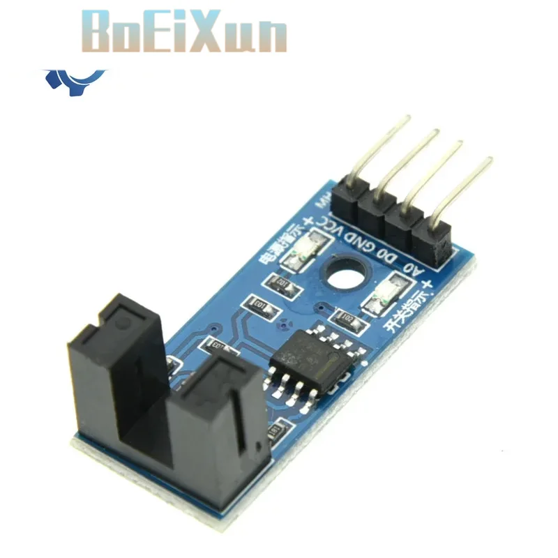 1-20PCS IR Infrared Slotted Optical Speed Measuring Sensor Optocoupler Module For Motor Test PIC AVR Speed module
