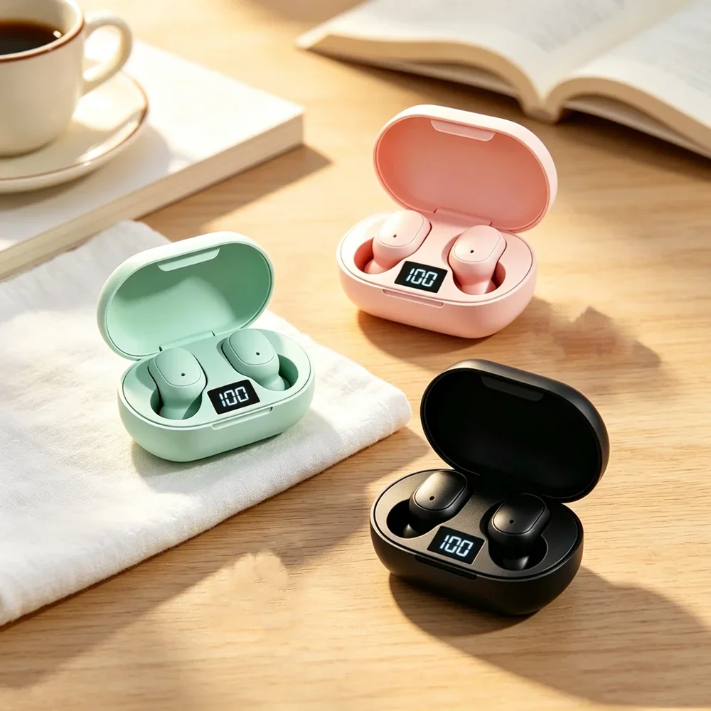 TWS Wireless Headphones Wireless Headset Deliver Immersive Audio Output, Sensitive Mic, Easy Operation for Media Streaming