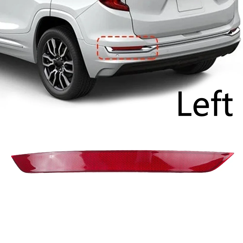 Rear Left Lamp Bumper Reflector Rear Bumper Repair Direct Replacement Plastic Reflector Lens Rear Left Bumper Reflector