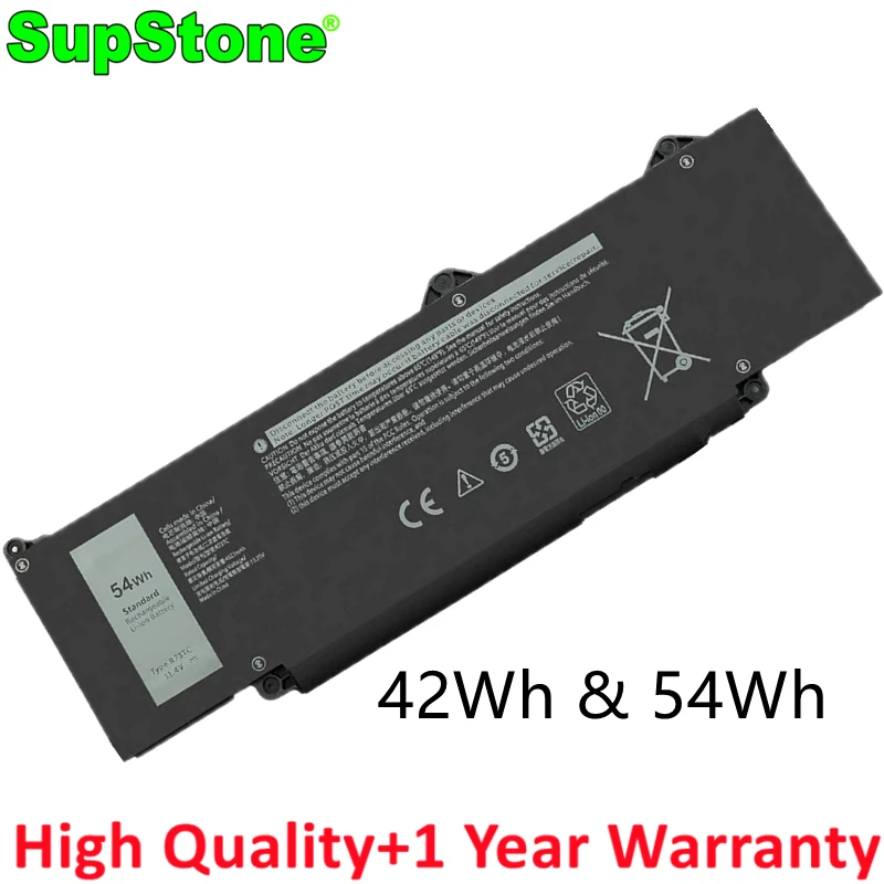 

R73TC DR02P JTG7N GRWKG Battery For Dell Precision 3480 3580 3490 3590 Latitude 3340 3540 5440 5350 5540 5450 5550 P165G P127F00