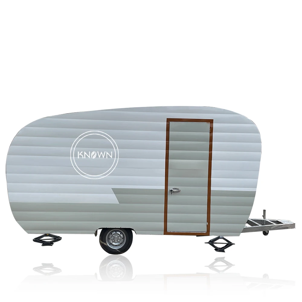 Nova chegada ao ar livre móvel reboque de comida carrinho de comida de rua China fábrica caminhão de comida móvel