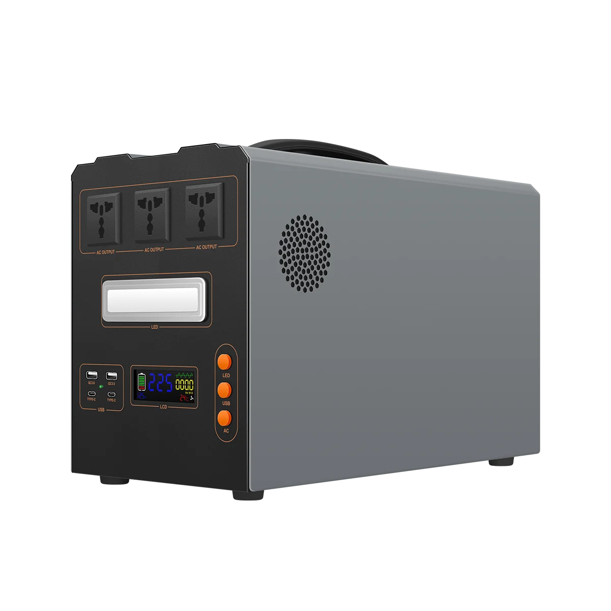 

1500W Power Station Case - Customizable Input Voltage DC12V/24V to OEM Output 110V/220V for Stable Electric Power