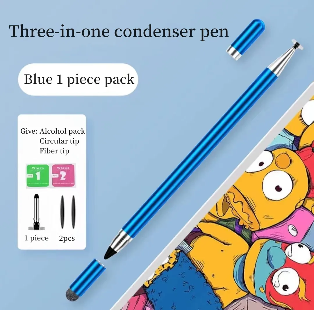 

3 in 1 Universal Stylus Pen for iPhone for iPad Drawing Tablet Capacitive Touch Screen Pencil for Huawei