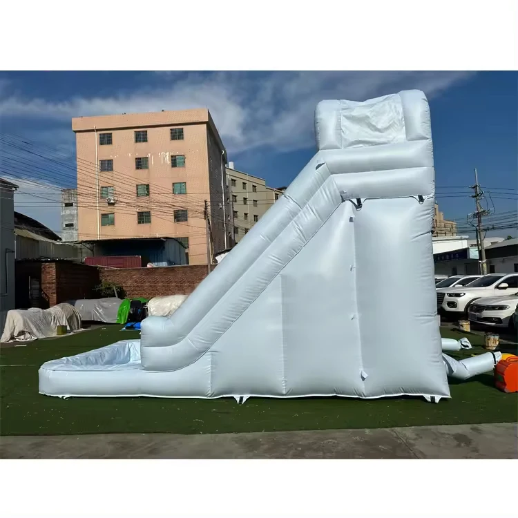 PVC White Bounce House Kids Inflatable Bouncy Slide Party Jumping Castle Water Slide Swim Pool Dry Slide for Party Wedding