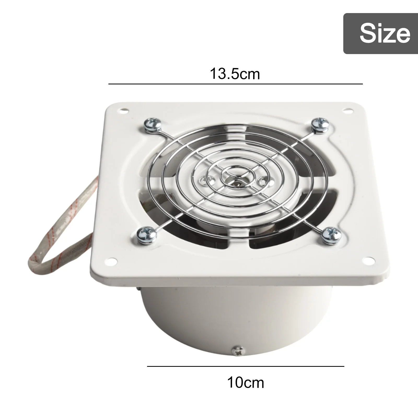 Kipas Knalpot 4 Inci Kipas Ventilasi Kamar Mandi Kipas Knalpot Ventilasi Udara Kamar Mandi Toilet Dapur 25W Kipas Ventilasi Kipas Knalpot