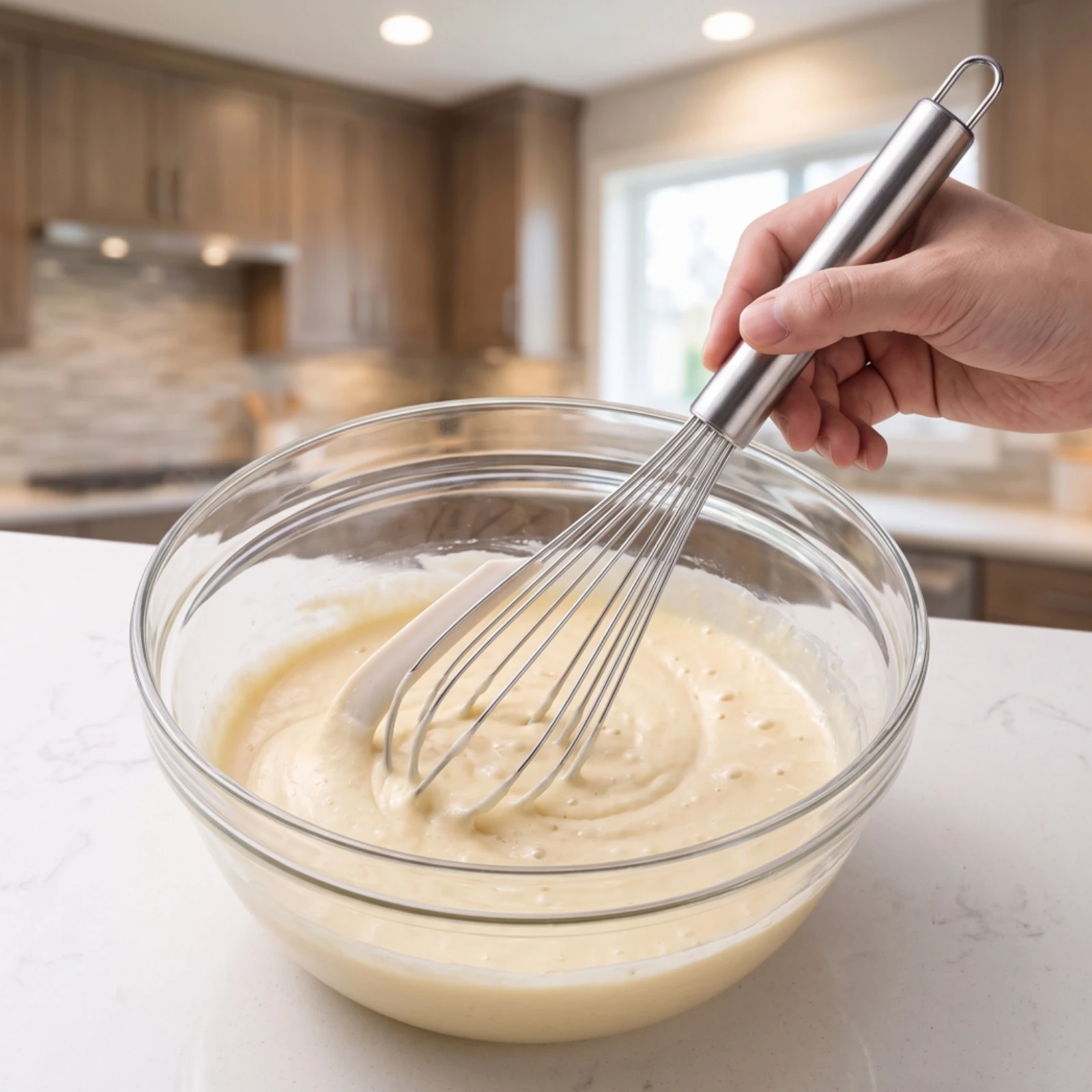 Whisk with Silicone Scraper Stainless Steel Balloon Whisk Utensil Easy to Clean Heat Resistant for Bakers, Baking, Cooking