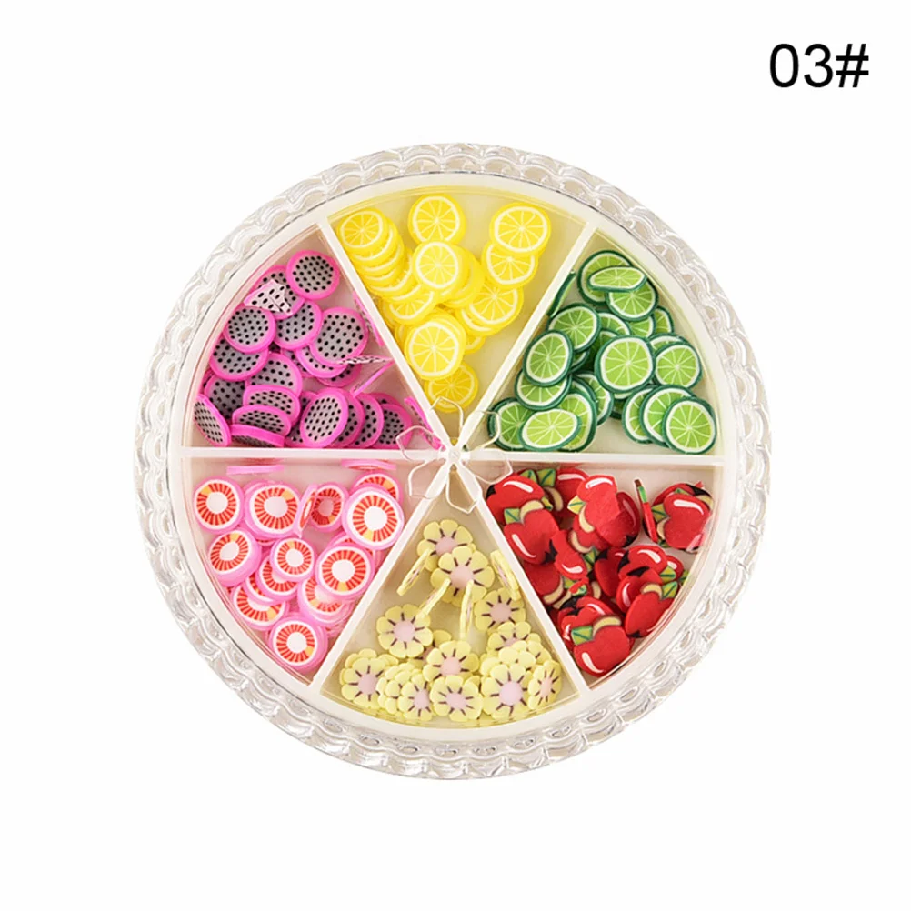 Pegatinas creativas de frutas para uñas, 24 estilos, calcomanías para manicura DIY, decoración artística de uñas fácil de aplicar para eventos festivos, decoración del hogar