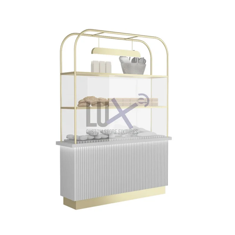 Muebles a Medida para Panadería, Diseño Brillante para Tiendas Pequeñas, Decoración Interior para Panadería y Pastelería