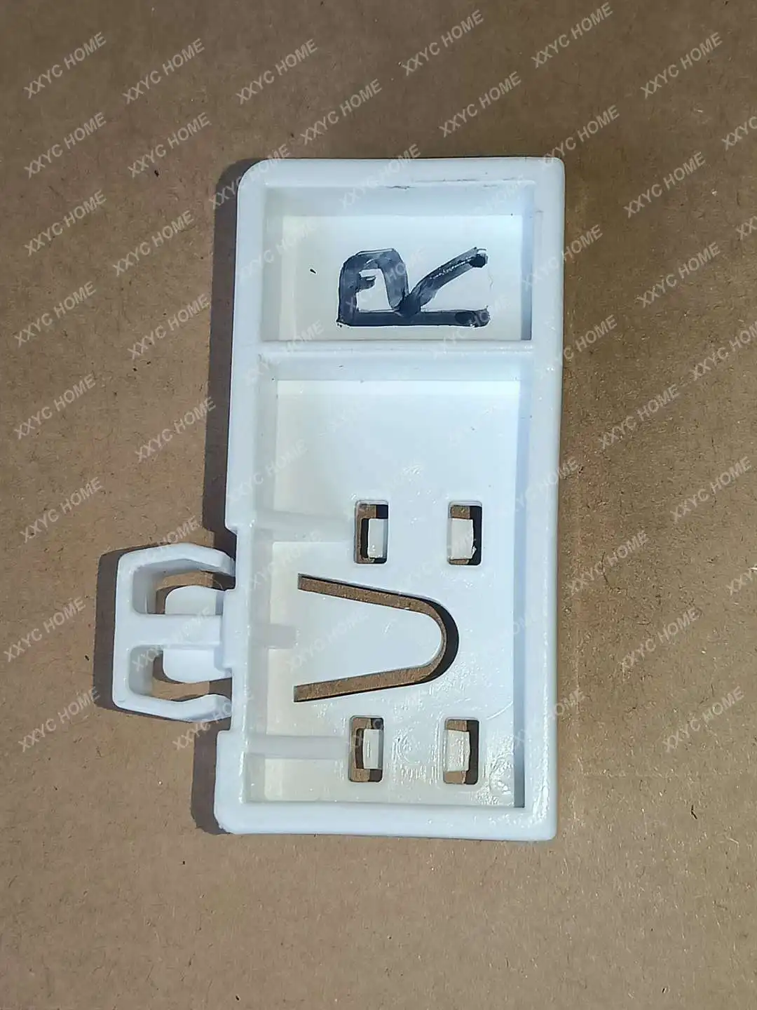 Refrigerator opposite door multi-door refrigerator drawer guide rail plastic buckle