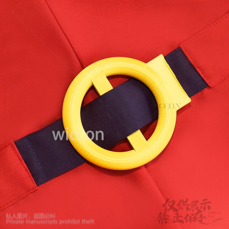 Comic Con Game Star Comic Con Collede Костюм Cutecore Мультяшный костюм Красный Синий Топ Брюки Парики Головные уборы Реквизит ブ vendeスcos bau Индивидуальные