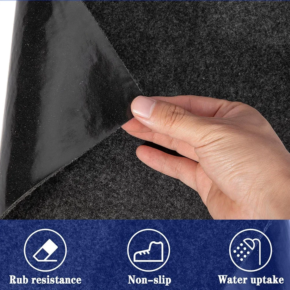 Marine Carpet 20/30cmx6m Felt Double-layer Floor Mat With Waterproof Membrane Outdoor Boat Trailer Carpet Replace Accessories