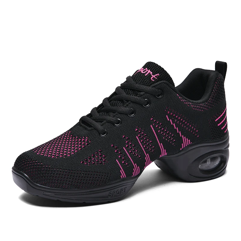 Size 35-41 Black Dance Sneaker Stylish Women Shoes Arch Support 2024 Designer Sport Shoes Breathable Casual Sneakers Air Cushion