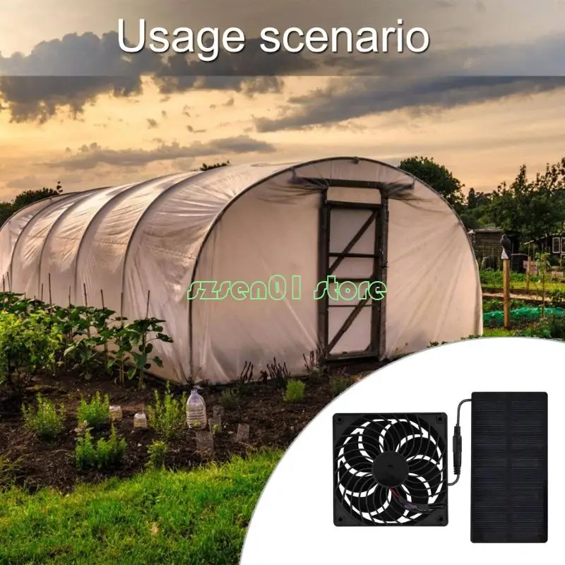 G32A Portable Solars Fan for Quick Setups and High Performances Air Circulation