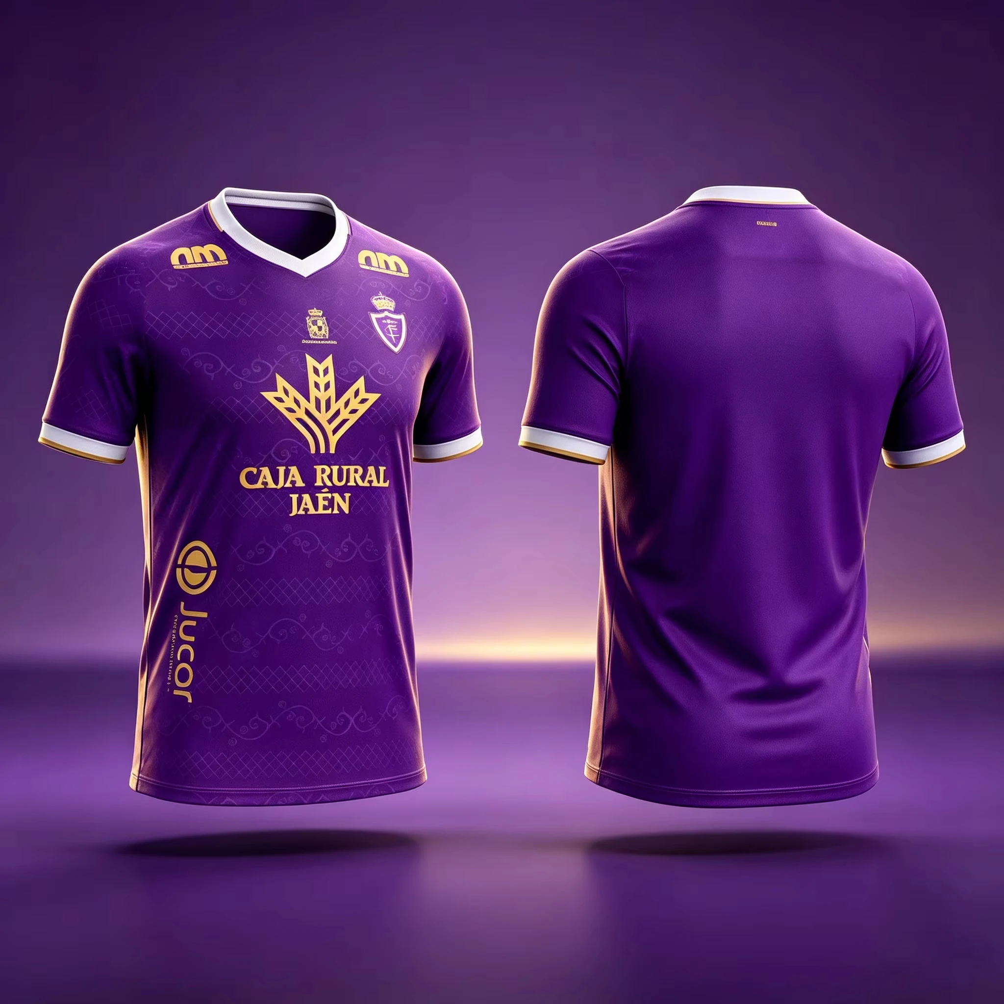 Season Real Jaén Football Jersey Shirt, Men Women Summer Hot Sales 3D Sports Training Breathable Quick Drying Sweatshirt