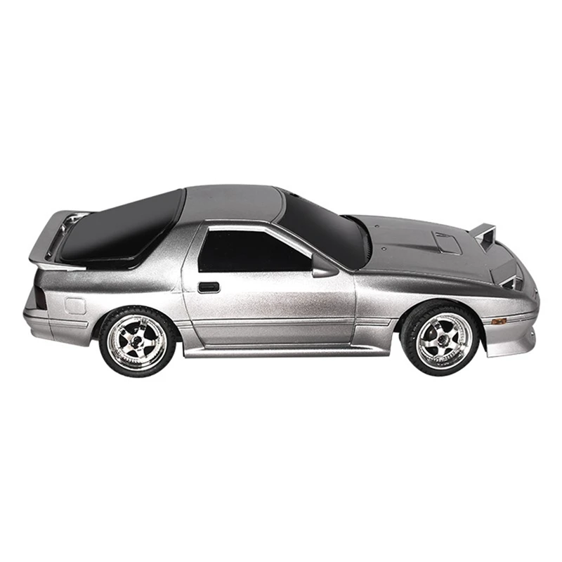 For LDRC LD1802 1/18 RC Drift Car 2.4G RC Car With LED Lights Rechargeable Drift Racing Car Silver RC Car Parts