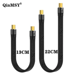 Thunderbolt 4 100W USB4 FPC Type C Adapter Cable 40Gbps USB-C Male to Type-C Male Charging Converter for Laptop Macbook 8K Vedio