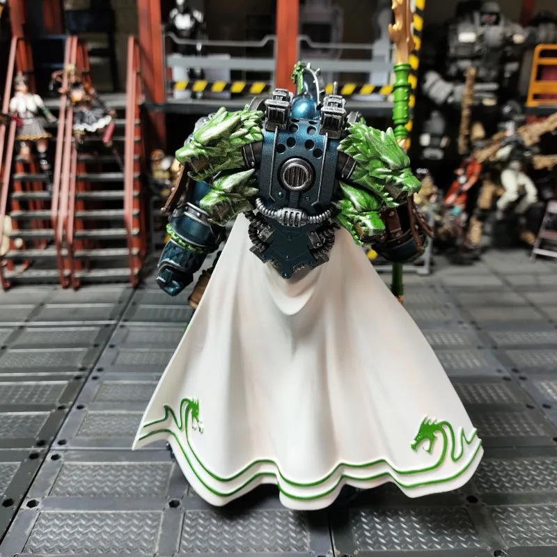 JOYTOY Warhammer 30K Legion Alfa Alpharius Primarch XX Legii Figurka Akcji 1/18 Model Dreadnought Contemptor Zabawka Prezent