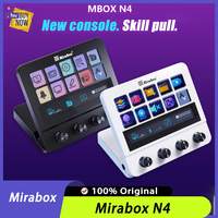 Mirabox N4 Stream Deck With Knob MBox Stream Deck LCD Button Live Content Creation Controller Mini Keypad Stream Dock Gamer Gift