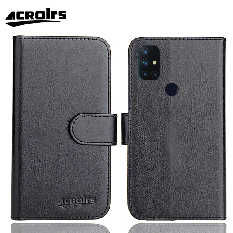 Étui de luxe en cuir souple pour téléphone OnePlus Nord N10, 6 couleurs, rabat latéral, mode, personnalisé, carte de protection, portefeuille, sacs de couverture, 6.49"