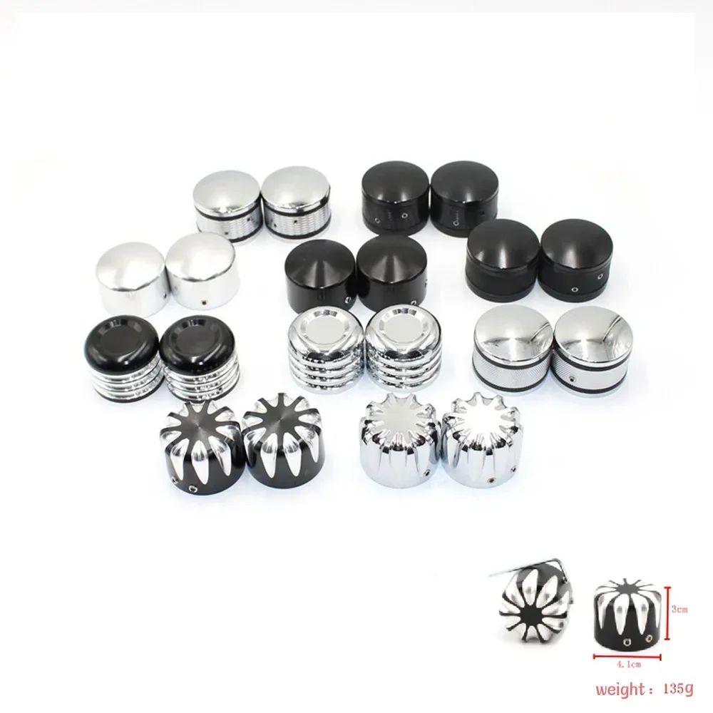 Motorcycle Front Axle Nut Bolt Cover Cap for Harley Davidson XL883 XL1200 X48 Electra Glides Sportster 1200 Softail Road Kings