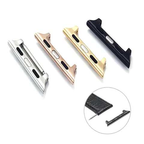 10 st stålfjäderkoppling för Apple Watch-armbandsadapter 38 mm 40 mm 41 mm 42 mm 44 mm 45 mm 49 mm iWatch-armband 3 4 5 6 7 8 SE Ultra 8 best sales Apple Watch-armbandskontakt - №4