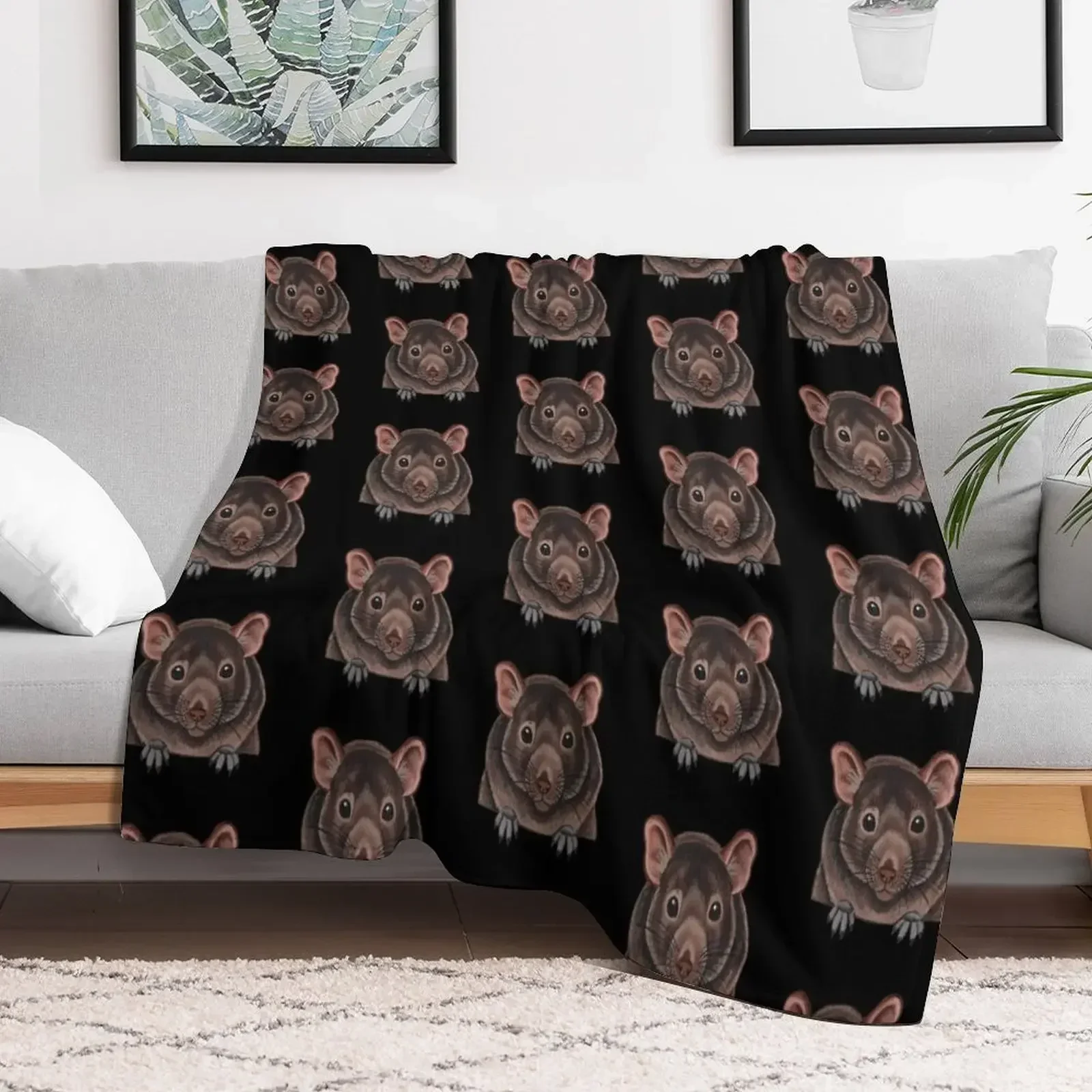 Degu Throw Blanket Cute Kid'S Blankets