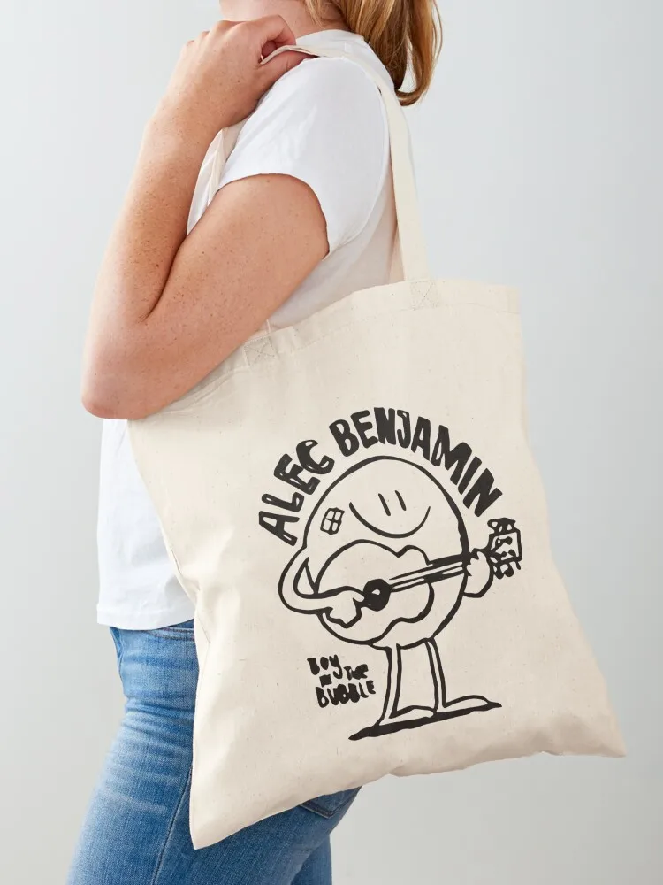 

Alec Benjamin Boy In The Bubble Tote Bag Canvas stote bag hand bag custom bags Women's shopper