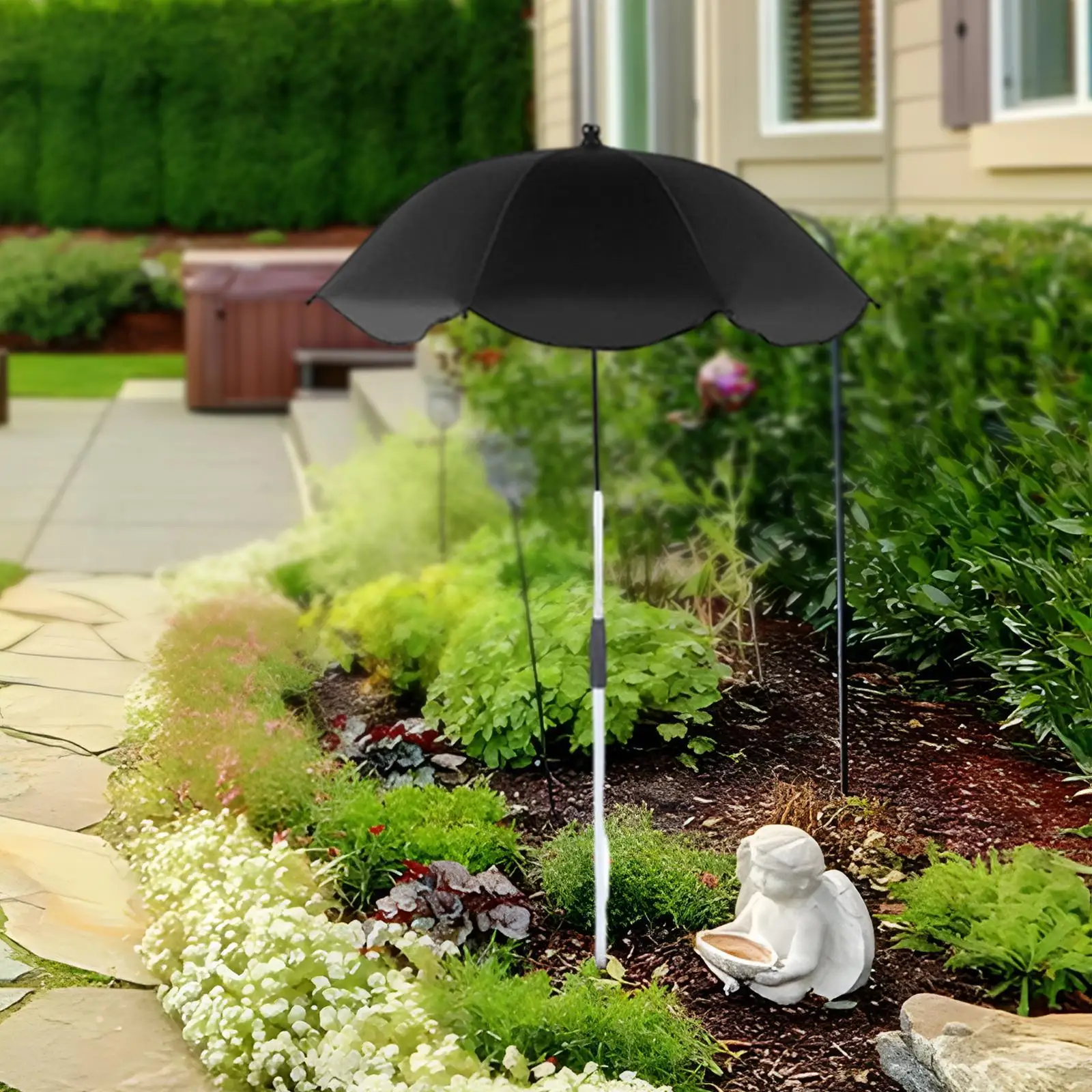 

Plant Umbrella for Outdoor Decor Garden Umbrella Shade for Planters Pot Lawn