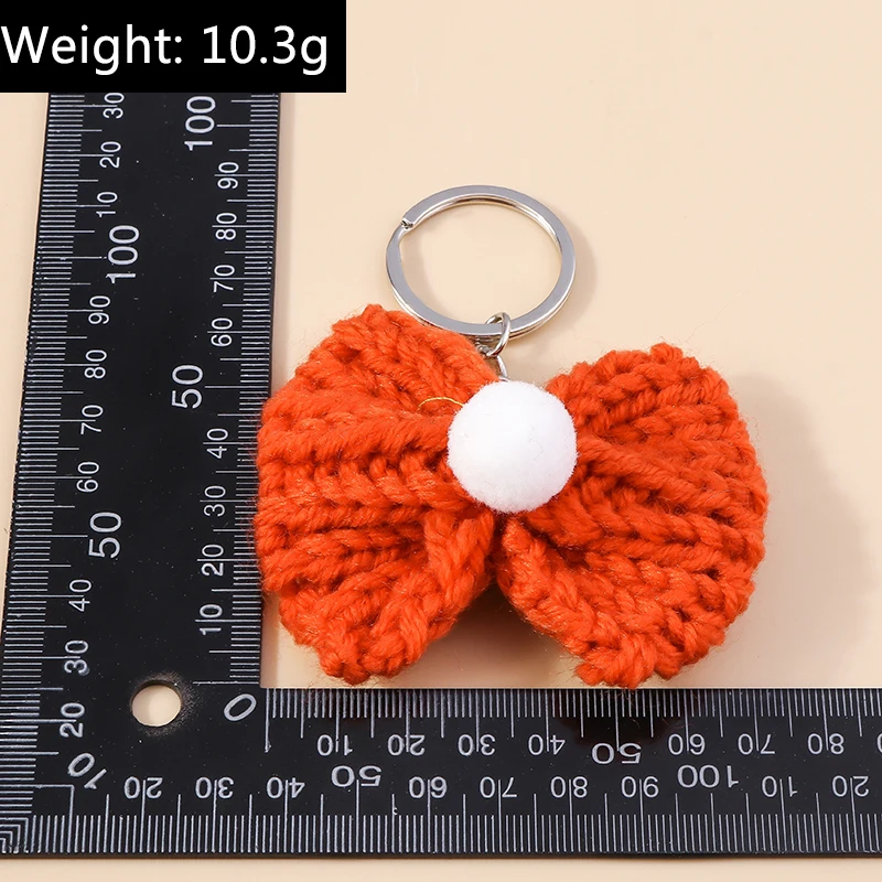Aihua Heiße Neue Handgemachte Gestrickte Schlüsselbund Schlüsselring Für Frauen Mädchen Nette Gehäkelte Blume Anhänger Auto Schlüssel Ring Handtasche Charme Geschenke – Detail 21
