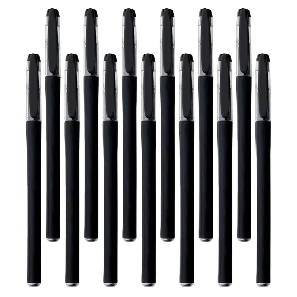 

20Pcs Black Gel Pens Safe Premium Material Eye-Catching Design for Students Teachers Artists Writers Doodling Blessing