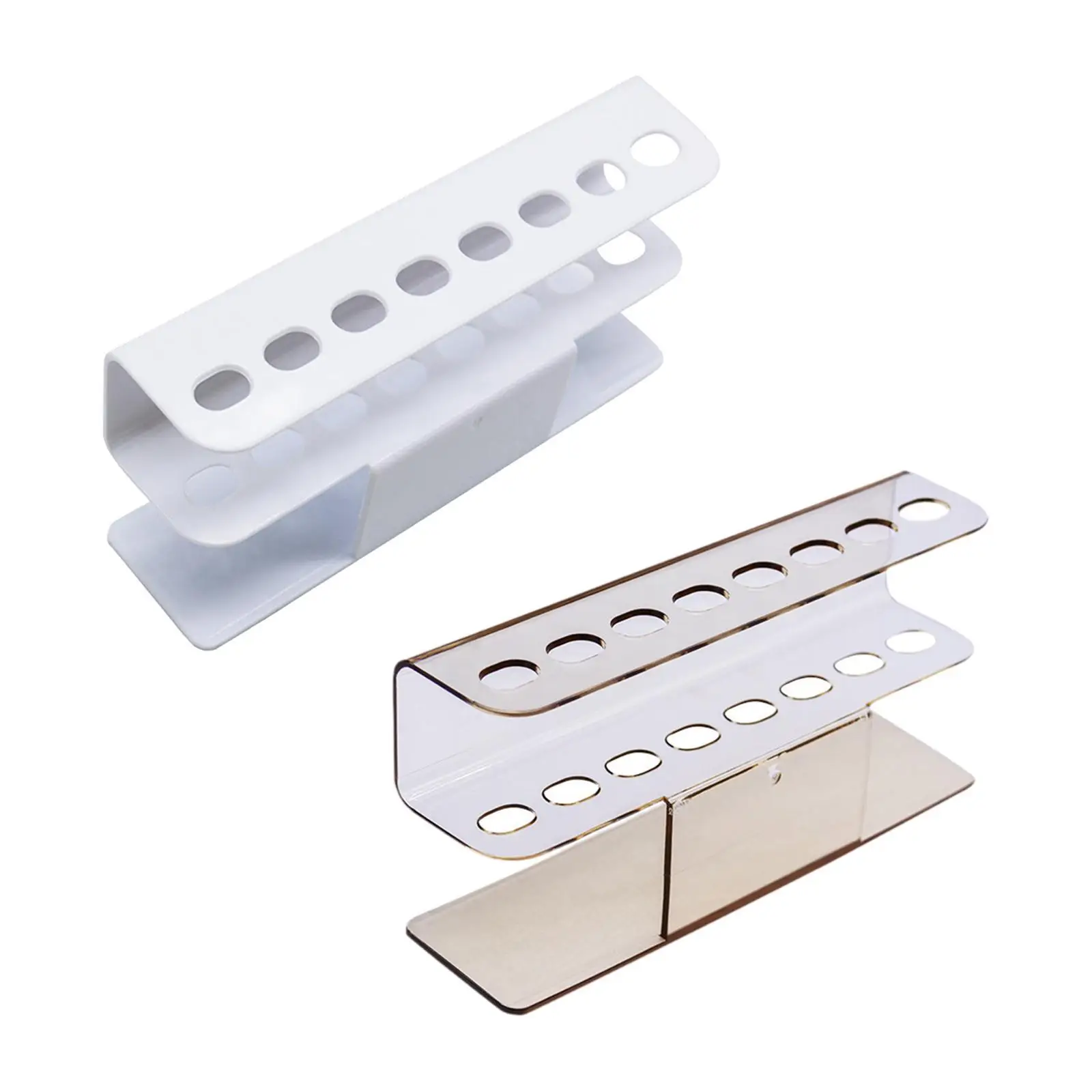 Tweezer Holder Stand Eyelash Extension Tools Storage Holder ,Transparent ,8 Hole Display Rack ,for Salon , Table,home