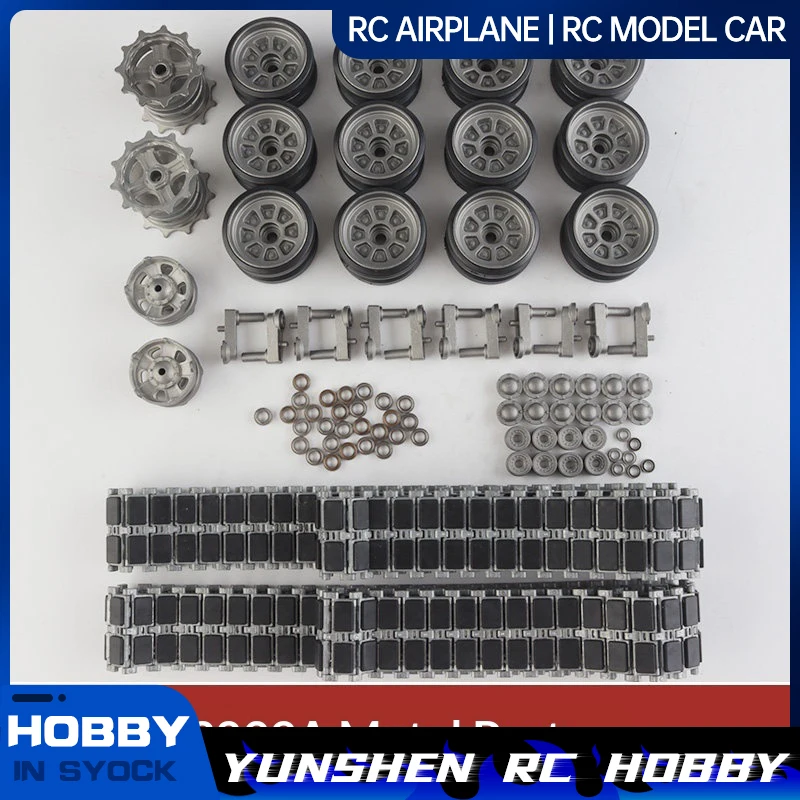 Henglong 1/16 Metal Upgrade Accessories 99a Tank 3899a Accessories Metal Road Wheel Drive Wheel Induction Wheel Track