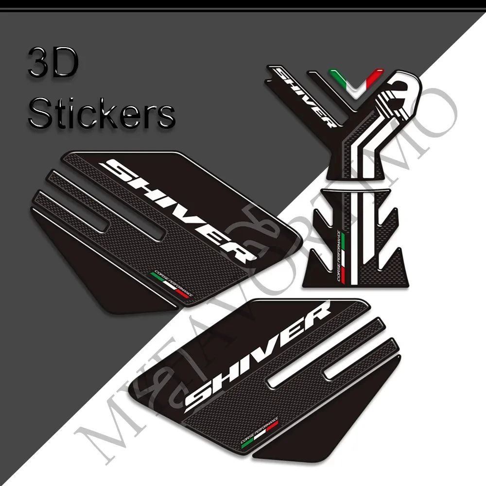 Motorfiets Voor Aprilia SL 750 900 Shiver Tank Pad Grips Gas Stookolie Kit Knie Stickers Decals Protector 2018 2019 2020 2021 2022