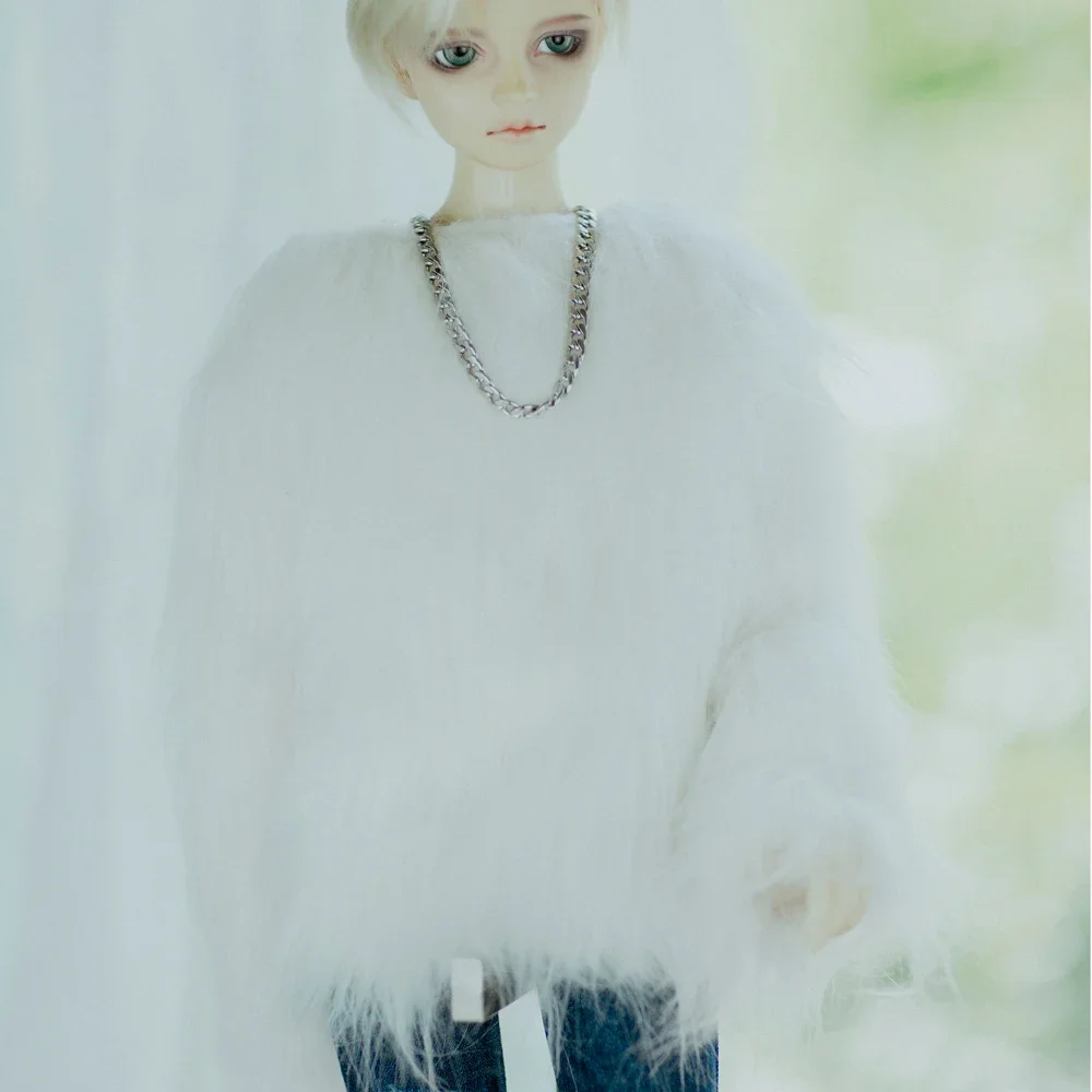 

D04-B296 Детская игрушка ручной работы, одежда для куклы BJD/SD 1/4 1/3 po68 70 дяди ID75, плюшевое верхнее пальто по индивидуальному заказу, 1 шт.