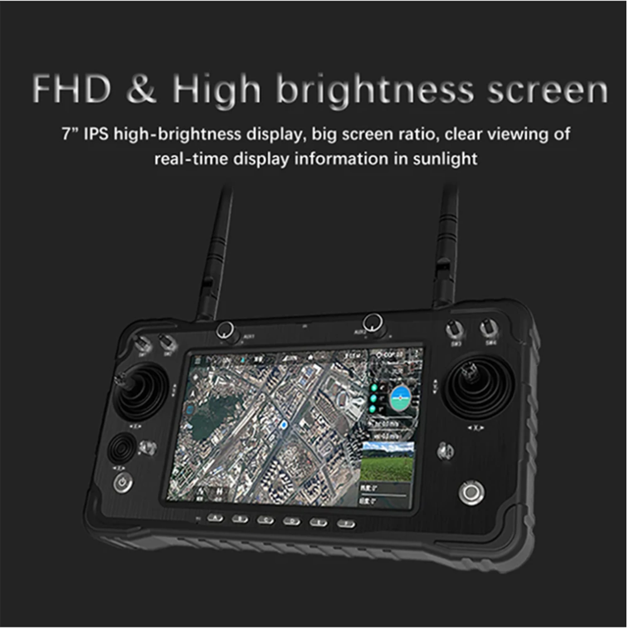 Skydroid H16 and H16 Pro 10~30KM All-in-one 2.4GHZ Long Range Portable Ground Control Station