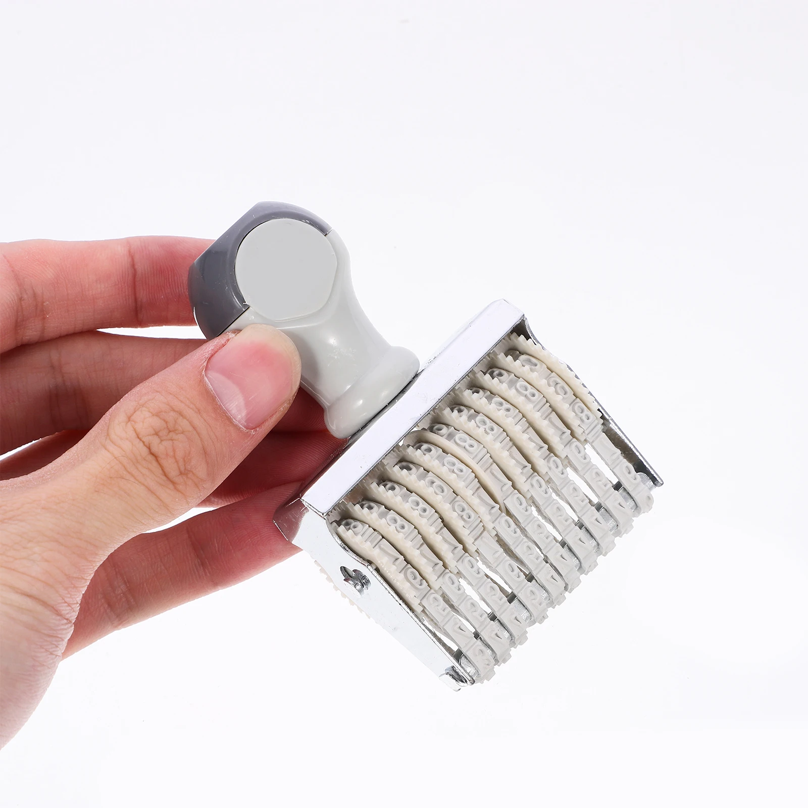 

Small 10- Rolling Number Stamp 2x5mm for Office Use Portable Lightweight Automatic Stamper Daily Supply Rubber Print Number