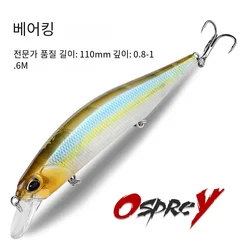 BEARKING 11cm 17g depth0.8-1.6m hot model fishing lures hard bait 10color for choose minnow quality professional minnow