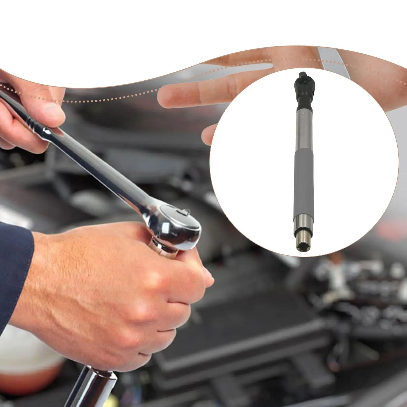 Multifunctional Offset Extension Wrench Extender Heavy Duty Portable Spanner for Furniture Automotive Plumbing Tasks