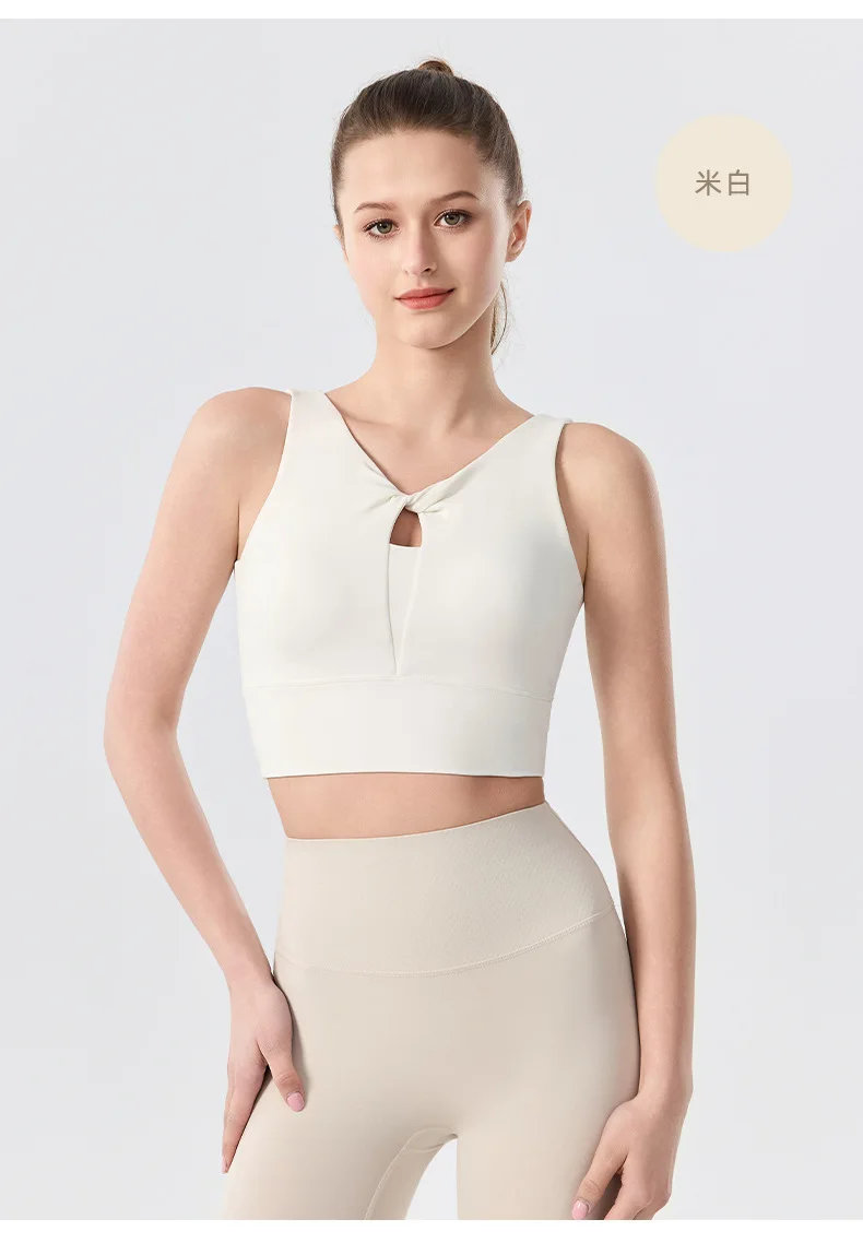 

Сексуальный однотонный женский топ для йоги с вырезами на спине и противоударными вставками для груди, майка для занятий спортом на открытом воздухе, фитнеса и тренировок в зале