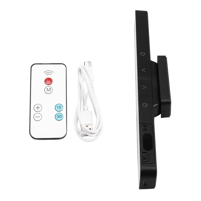 

【VALUE MONEY】Rechargeable Light Bar 5 Colors Adjustable Makeup Light Magnetic Desk Lamp For Cabinet, Closet, Kitchen, Bedroom, B