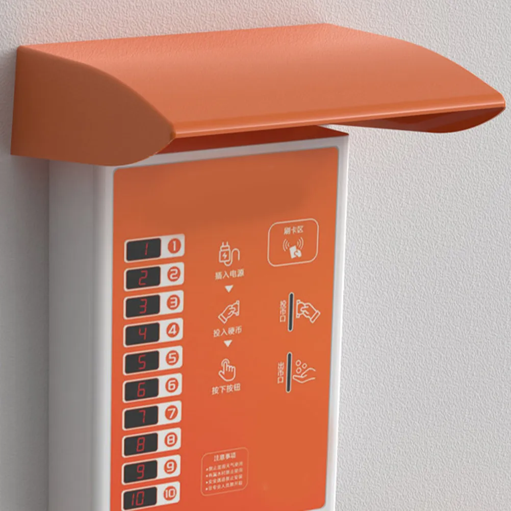 Cache de borne de recharge extérieur étanche pour toit de protection en plastique destiné aux parkings publics et résidentiels