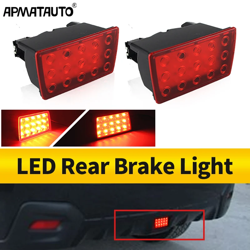 

1Pc LED Bar Style Rear Fog Lights Brake 4th brake Lamp For 2011-2021 Subaru WRX STi XV Impereza Install PnP Harness 12V